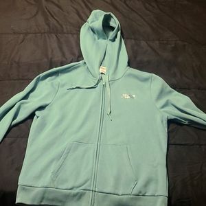 PINK full zip hooded sweatshirt